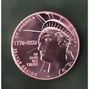 Enduring Liberty Half Dollar Semiquintennial 1776-2026 BU Fresh From The Mint!